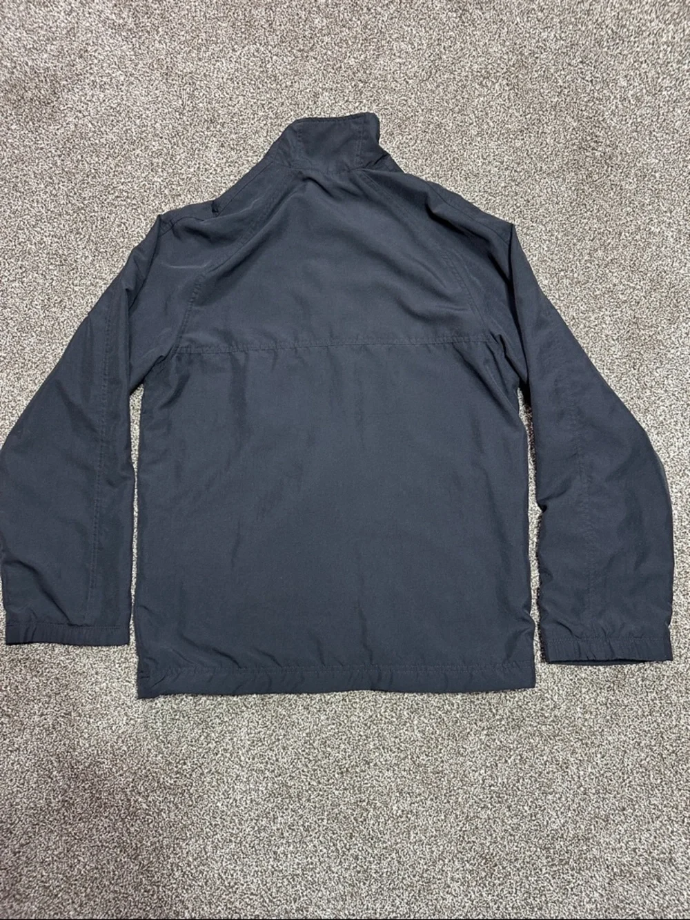 Nike Men's black Full-Zip Windbreaker Jacket with cotton lining SMALL